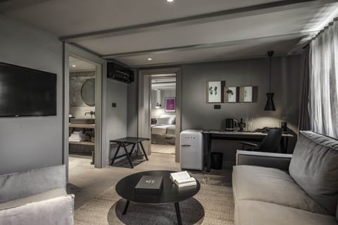 Maisonette Suite, Terrace | Living room | LCD TV
