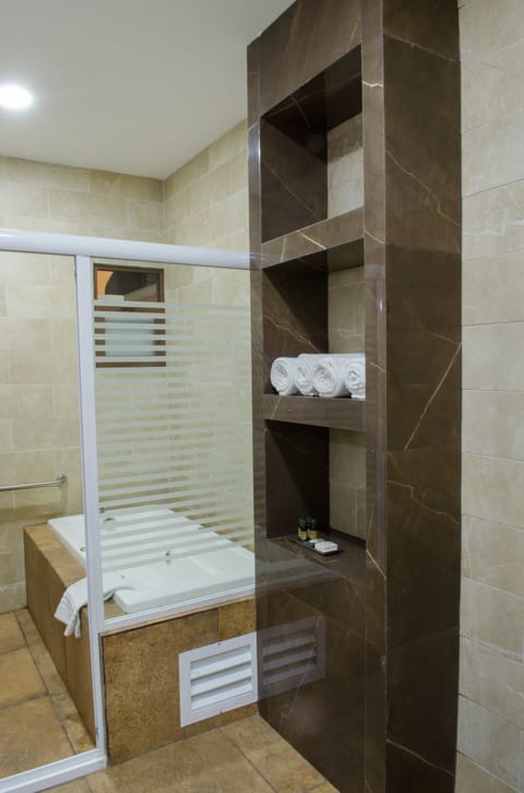 Free toiletries, hair dryer, slippers, towels