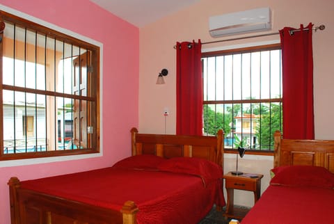 Family Double Room, 2 Double Beds, Mountain View | In-room safe, blackout drapes, soundproofing, free WiFi