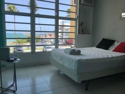 Family Studio, 1 Double Bed with Sofa bed, Kitchen, Ocean View | Iron/ironing board, free WiFi, bed sheets