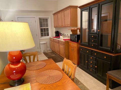 Apartment, 2 Bedrooms | Private kitchen | Fridge, microwave, stovetop