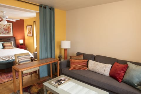 Redwood Suite | Egyptian cotton sheets, premium bedding, pillowtop beds, desk