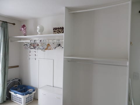 Master closet has its own balcony.