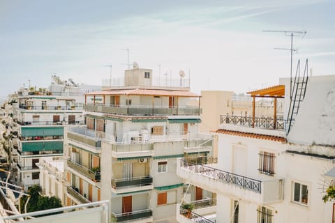 Panoramic Apartment, 1 Queen Bed with Sofa bed, Balcony, City View | View from room