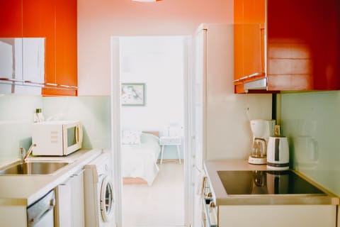 Panoramic Apartment, 1 Queen Bed with Sofa bed, Balcony, City View | 1 bedroom, individually decorated, individually furnished, desk