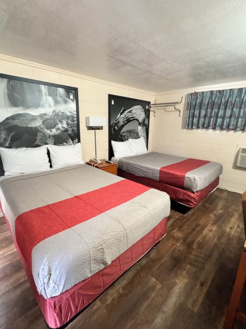 Standard Room, 2 Double Beds | Desk, blackout drapes, free WiFi, bed sheets