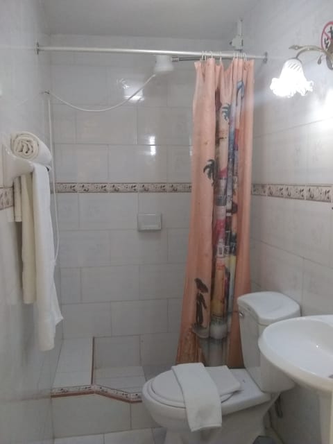 Double or Twin Room | Bathroom | Hair dryer, towels, soap, toilet paper