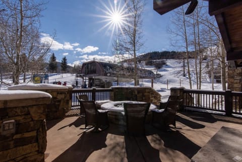 Luxury relaxation steps from the lift!