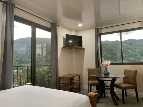 Deluxe Quadruple Room, Multiple Beds, Mountain View | Individually decorated, blackout drapes, iron/ironing board, free WiFi