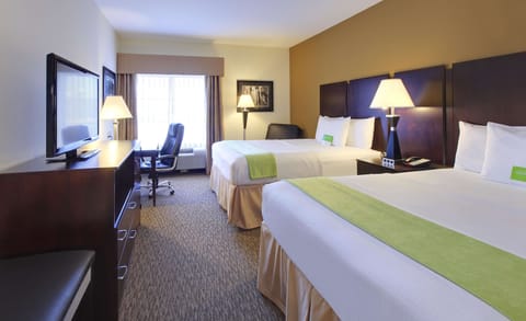 Room, 2 Queen Beds, Non Smoking | Premium bedding, pillowtop beds, desk, iron/ironing board