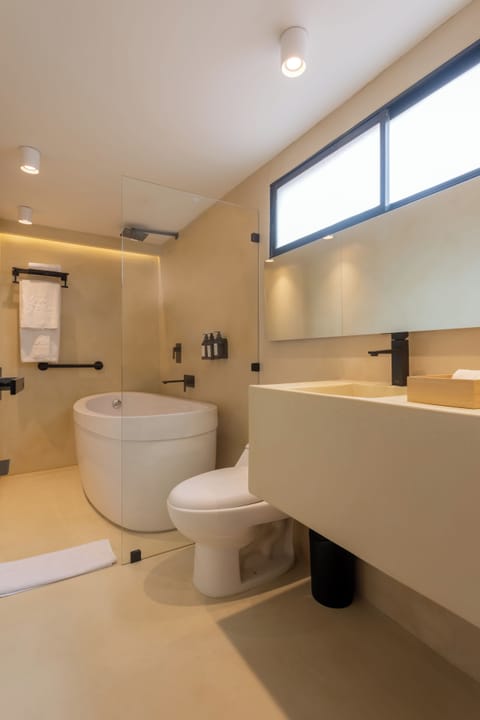 Comfort Room, City View | Bathroom | Free toiletries, towels, soap, toilet paper