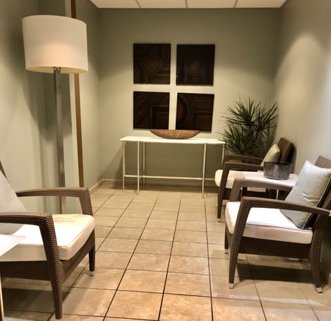 Womens and Mens rooms