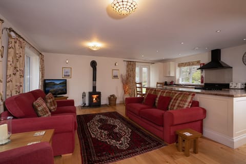 lounge of butterfly cottage