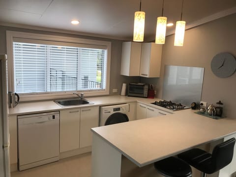 Fully-equipped kitchen, gas hobs