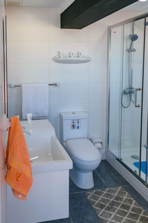 Exclusive Apartment, Terrace | Bathroom | Combined shower/tub, rainfall showerhead, free toiletries, hair dryer