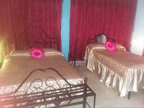 Basic Room, 2 Double Beds | Individually decorated, individually furnished, bed sheets