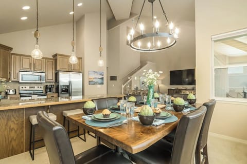 Open Great Room ...so you won't miss family time, movie time, or the lake view!