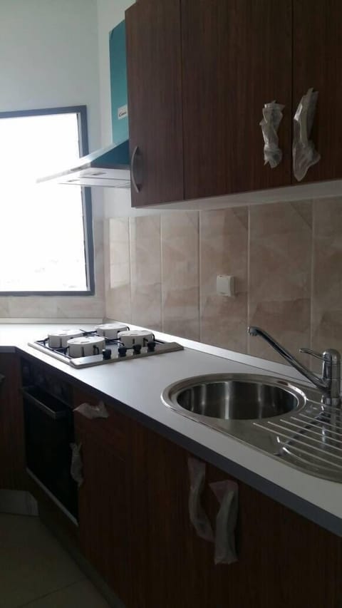 Apartment | Private kitchen | Fridge, microwave, oven, stovetop