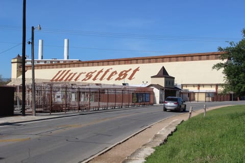Wurstfest hall close to condo