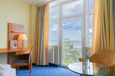 Comfort Double Room, Sea View (French Balcony) | Hypo-allergenic bedding, minibar, in-room safe, desk