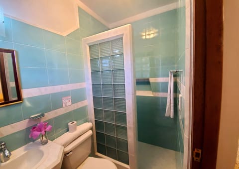 Family Apartment, Mountain View | Bathroom | Rainfall showerhead, free toiletries, hair dryer, towels