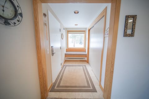 Entryway with storage bench