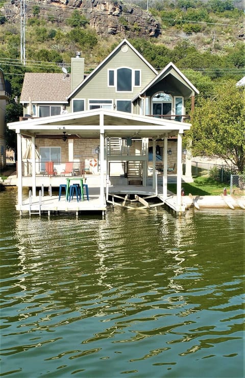 Great home on the lake.