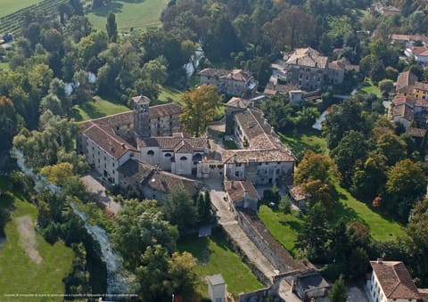 Airview of the castle complex