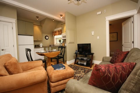 Furnished Apartment (103) | Living area | Flat-screen TV, DVD player