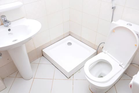 Standard Double or Twin Room | Bathroom | Free toiletries, hair dryer, towels