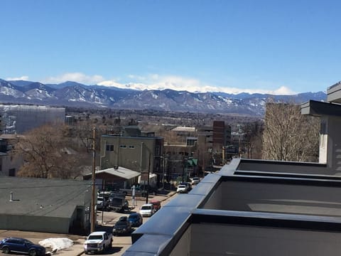 Enjoy Colorado’s bright blue skies and astounding sunsets from the rooftop deck!