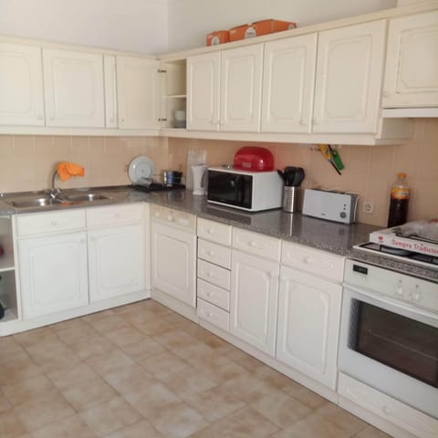 Family Apartment, 3 Bedrooms, City View | Private kitchen | Full-size fridge, microwave, oven, dishwasher