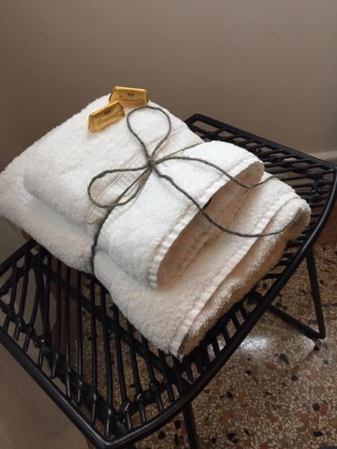 Shower, hydromassage showerhead, free toiletries, hair dryer