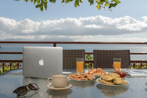Take your breakfast outside and enjoy the magnificent view