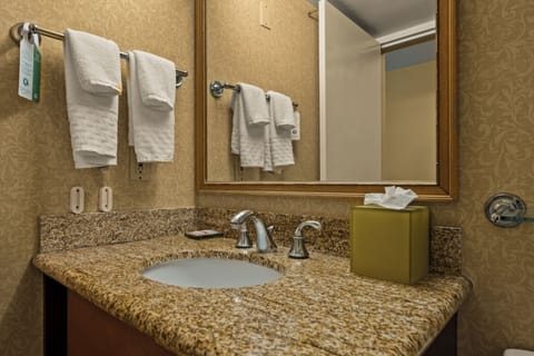 Room, 1 King Bed | Bathroom | Combined shower/tub, eco-friendly toiletries, hair dryer, towels