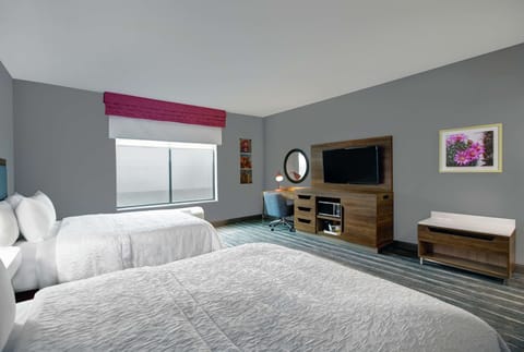 Room, 2 Queen Beds, Accessible (Hearing) | Premium bedding, desk, laptop workspace, blackout drapes