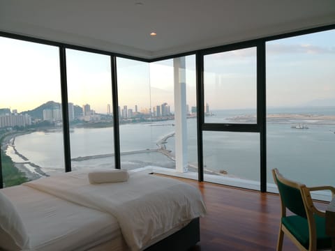 Standard Apartment, Multiple Beds, Partial Sea View | View from room