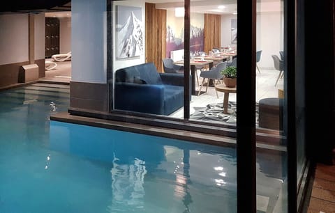 Dive into the lovely pool after a great day.