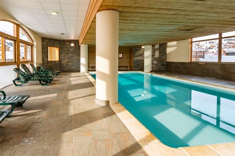 Take a dip in the on-site indoor pool.