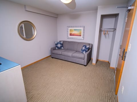 Suite, 1 Bedroom, Lake View | Living area | Flat-screen TV