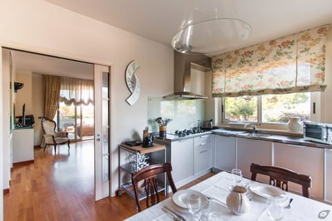 Apartment, 2 Bedrooms (max 8 people) | Private kitchen | Full-size fridge, microwave, stovetop, dishwasher