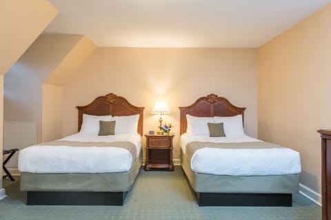 Classic Room, 2 Double Beds | Premium bedding, desk, iron/ironing board, travel crib