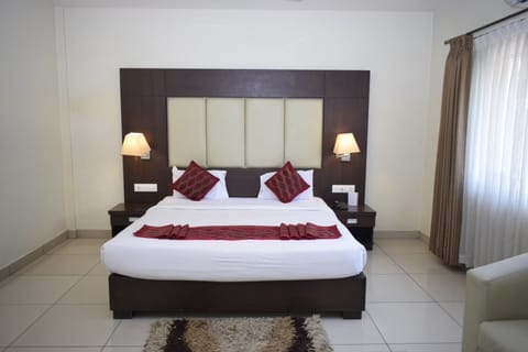Deluxe Double Room, City View | Premium bedding, down comforters, memory foam beds