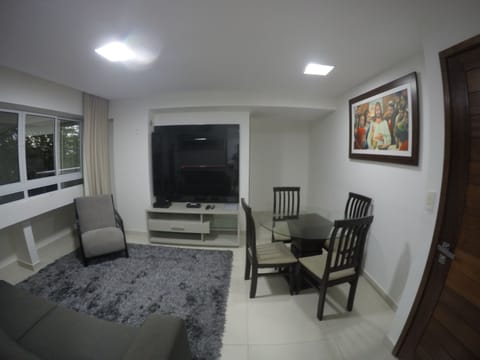 Apartment, 1 Bedroom, Balcony | Living area | Flat-screen TV