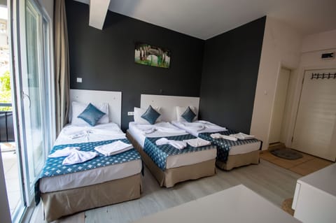 Panoramic Triple Room, Multiple Beds | Minibar, laptop workspace, soundproofing, free WiFi