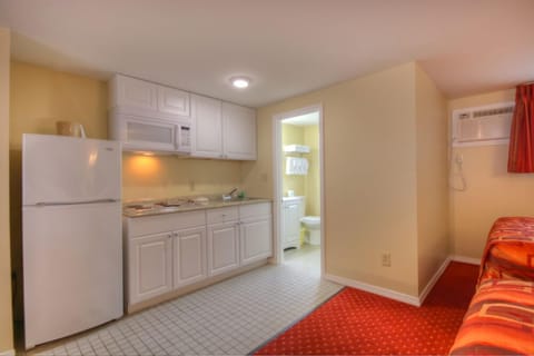 Standard Room, 2 Queen Beds with Kitchenette | Private kitchen | Microwave, coffee/tea maker, cleaning supplies