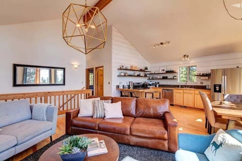 Custom white shiplap walls, and bright ceilings welcome the amazing Colorado sunshine in!