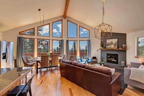 Enjoy world class views from the floor to ceiling windows in the great room.