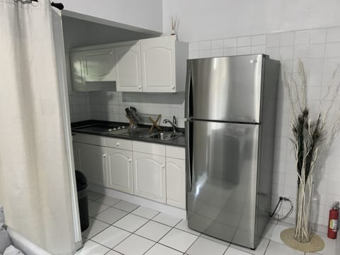 Standard Apartment, 2 Bedrooms | Private kitchen | Full-size fridge, microwave, stovetop, coffee/tea maker