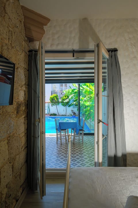 Double Room, Pool View (Gabbiano) | Premium bedding, minibar, individually decorated, soundproofing